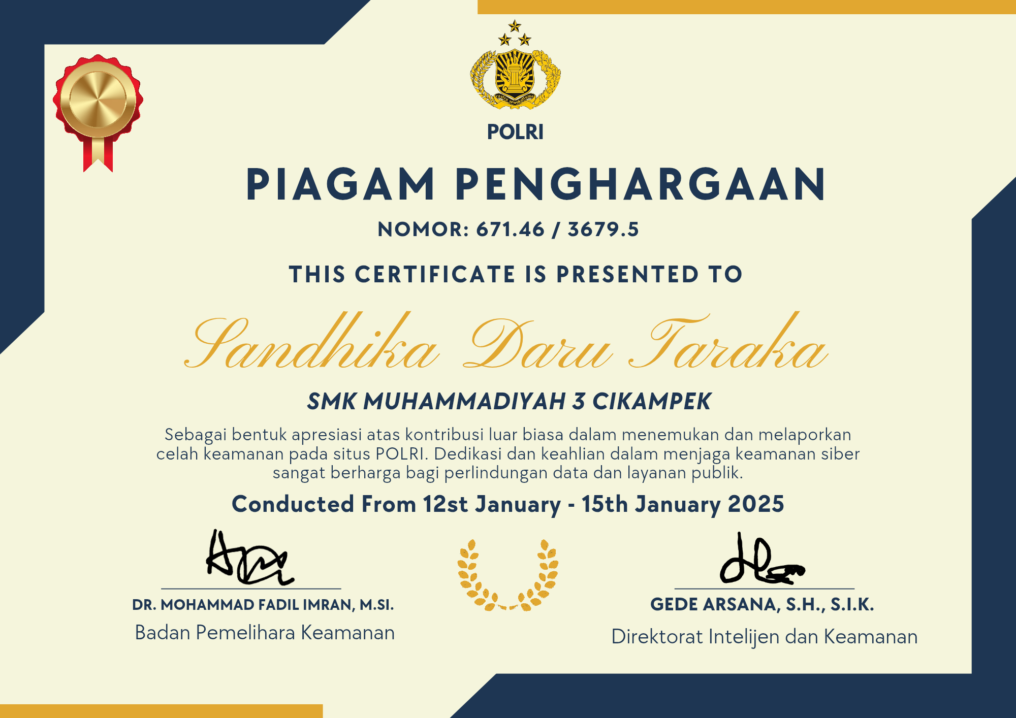 Certificate 4