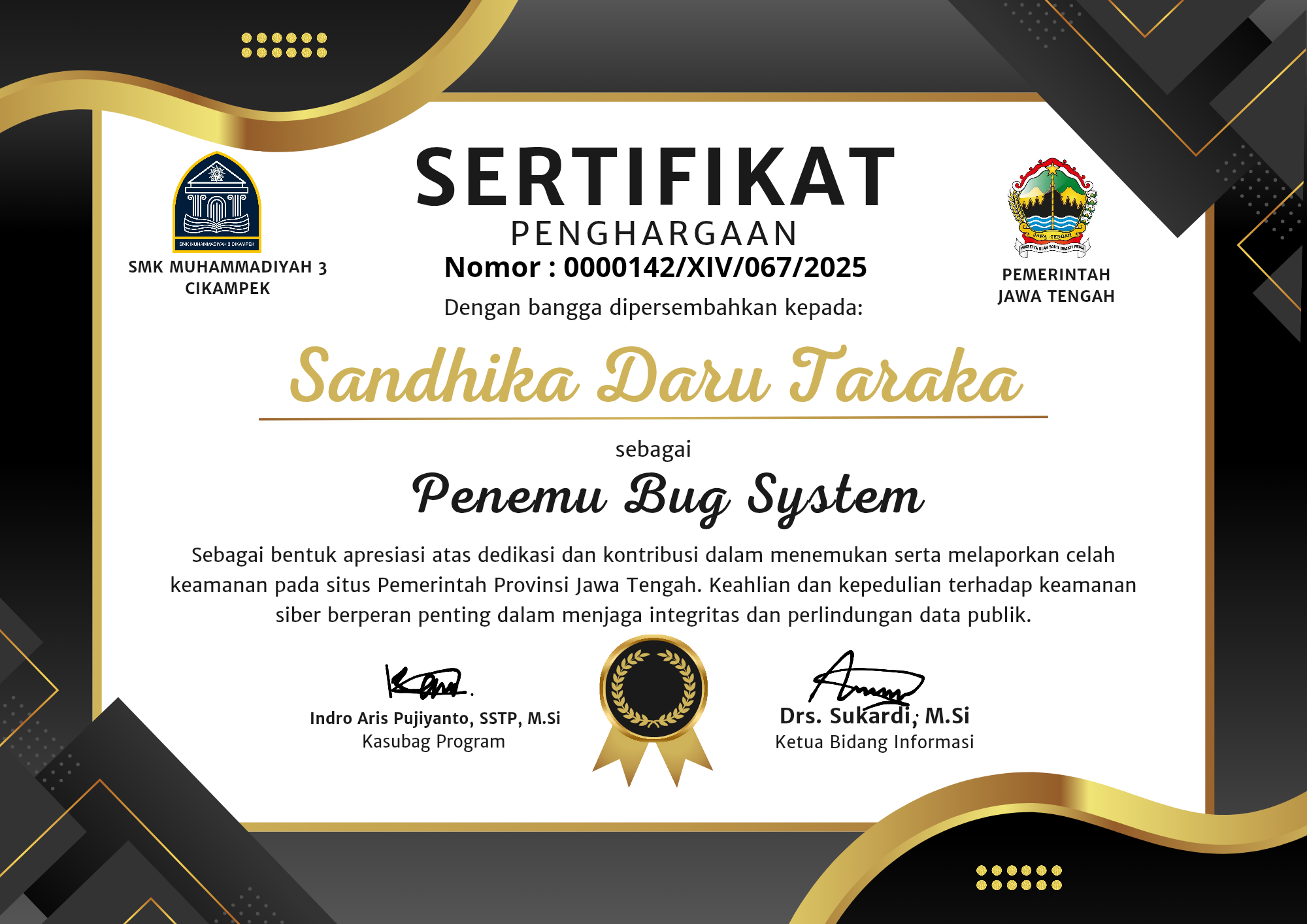 Certificate 5